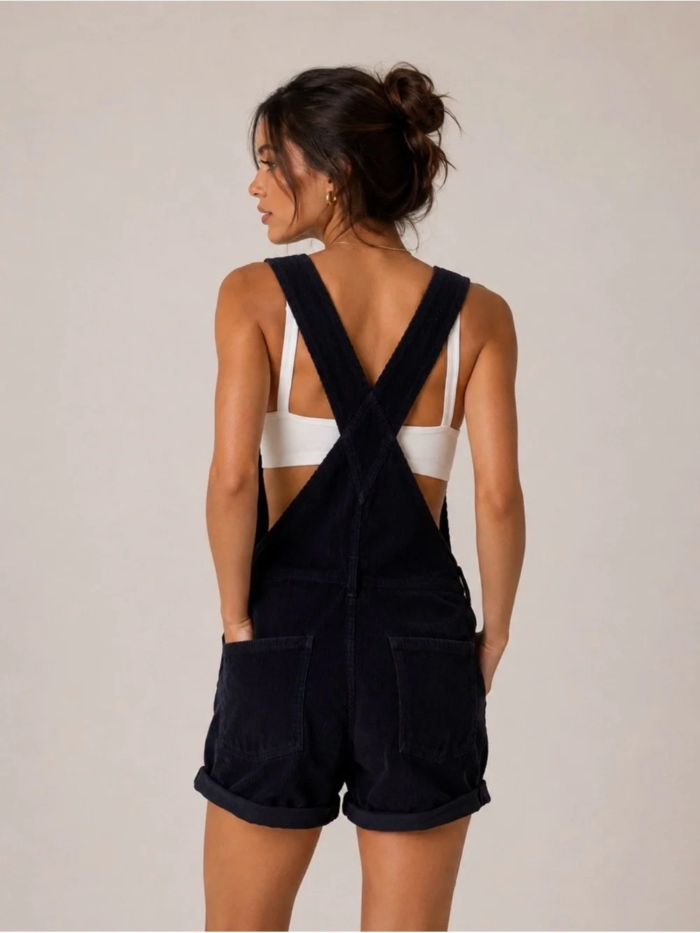 Free people ziggy overall shorts